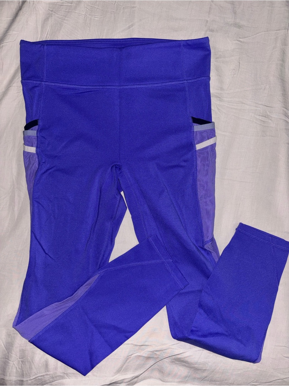 Fabletics Motion365 7/8 Leggings - Royal Purple